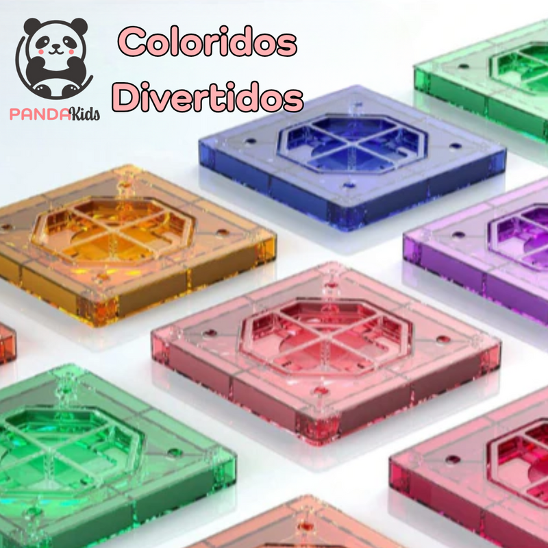 Blocos Magnéticos de Montar – 40, 60 ou 105 Peças