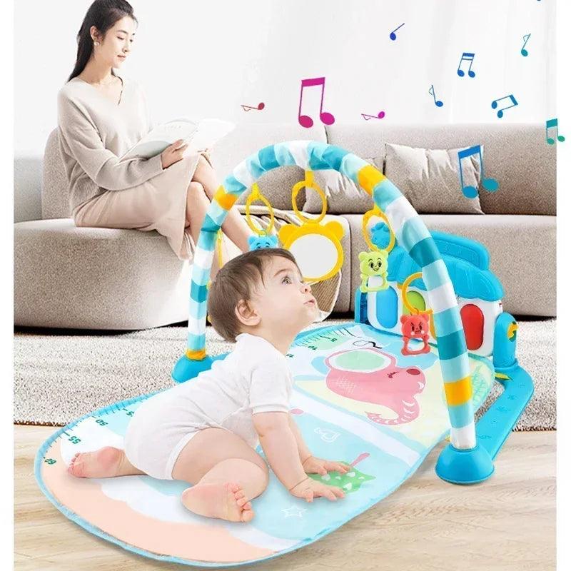 Tapete de Atividades Multifuncional Som e Luz para Bebê